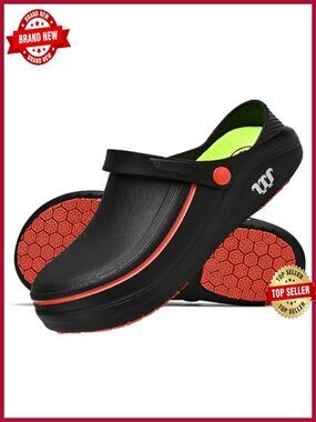 Unisex Work Clogs Non-Slip Waterproof EVA Garden Chef Nurse Shoes